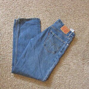Levi's 550 33X34 Zip Fly 5 Pocket Jeans Straight Leg